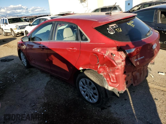 2016 Hyundai Elantra GT with VIN KMHD35LHXGU323042, listed as a Copart auction lot 78675774 with 57,378 mi miles and Salvage Title. Bid and sale history available at carsss.com. Image 2.