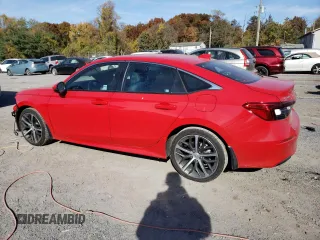 2022 Honda Civic Sedan Touring with VIN 2HGFE1F96NH329314, listed as a Copart auction lot 77998444 with 23,137 mi miles and Salvage Title. Bid and sale history available at carsss.com. Image 2.