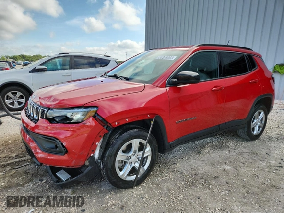 2024 Jeep Compass Latitude с VIN 3C4NJDBN0RT604876, выставлен на аукционе Copart как лот 60846205 с пробегом 28 540 миль миль и Чистый • Clean title. История ставок и продаж доступна на DreamBid. Изображение 1.