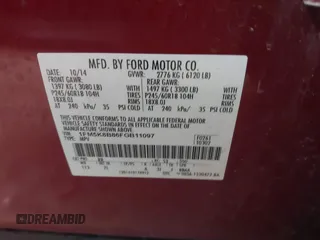2015 Ford Explorer with VIN 1FM5K8B86FGB11097, listed as a IAAI auction lot 42343274 with 100,410 mi miles and . Bid and sale history available at DreamBid. Image 9.