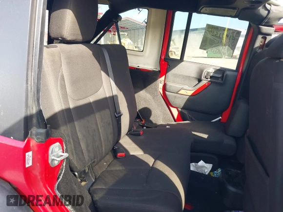 2015 Jeep Wrangler Unlimited Sport with VIN 1C4BJWDG4FL694005, listed as a IAAI auction lot 41971529 with Not provided miles and . Bid and sale history available at DreamBid. Image 8.