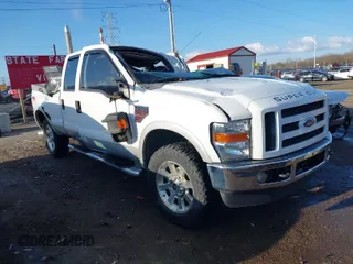 2008 Ford Super Duty F-250 SRW XL with VIN 1FTSW21R48EC26492, listed as a IAAI auction lot 41854343 with 347,142 mi miles. Bid and sale history available at carsss.com. Image 1.