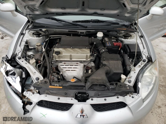 2008 Mitsubishi Eclipse GS with VIN 4A3AL25F68E040437, listed as a Copart auction lot 43521025 with 75,644 mi miles and Salvage Title. Bid and sale history available at carsss.com. Image 11.