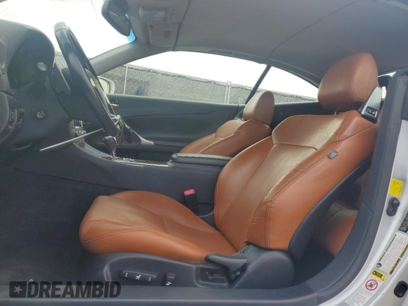 2012 Lexus IS 250 C z VIN JTHFF2C24C2523806, wystawiony jako Copart lot #87842305 z przebiegiem Nie podano mil oraz Czysty tytuł • Clean title. Historia ofert i sprzedaży dostępna na DreamBid. Obrazek 7.