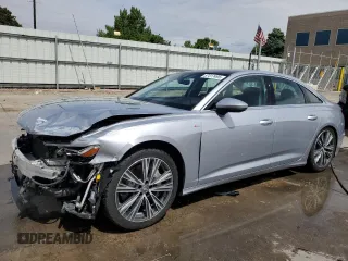 2019 Audi A6 Premium Plus with VIN WAUL2AF27KN102386, listed as a Copart auction lot 57417495 with 95,868 mi miles and Salvage title. Bid and sale history available at DreamBid. Image 1.