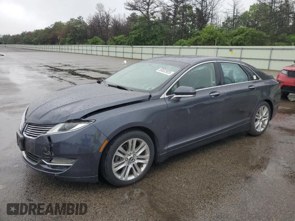 2014 Lincoln MKZ with VIN 3LN6L2J95ER814027, listed as a Copart auction lot 59532925 with 125,451 mi miles and Salvage title. Bid and sale history available at DreamBid. Image 1.