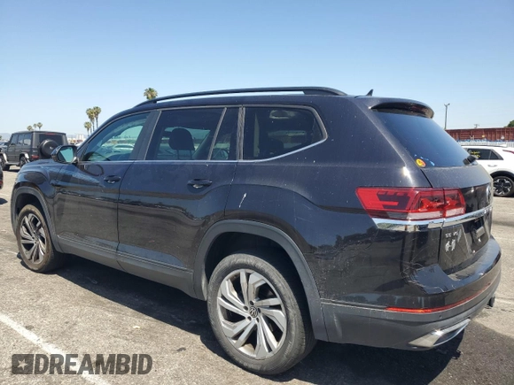 2022 Volkswagen Atlas SE with VIN 1V2JR2CA4NC515503, listed as a Copart auction lot 57898755 with 27,023 mi miles and Salvage title. Bid and sale history available at DreamBid. Image 2.