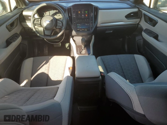 2025 Subaru Forester with VIN JF2SLDAC7SH409814, listed as a Copart auction lot 47240535 with 1,308 mi miles and Salvage title. Bid and sale history available at DreamBid. Image 8.