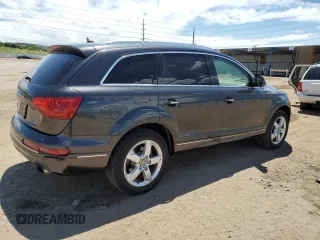 2014 Audi Q7 Premium Plus with VIN WA1LGAFEXED016105, listed as a Copart auction lot 64299575 with 122,448 mi miles and Clean title. Bid and sale history available at DreamBid. Image 3.