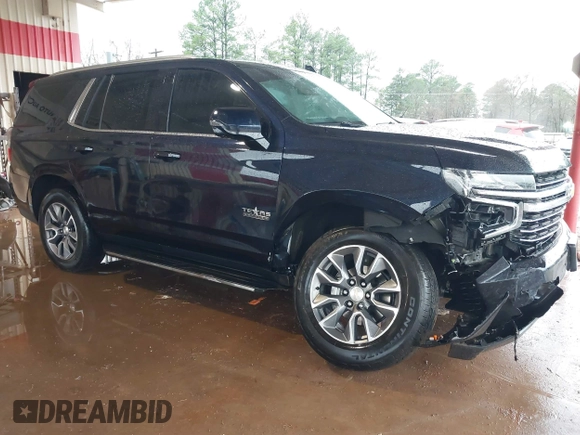 2023 Chevrolet Tahoe LT with VIN 1GNSKNKD8PR557980, listed as a IAAI auction lot 41562421 with 29,586 mi miles and . Bid and sale history available at DreamBid. Image 1.