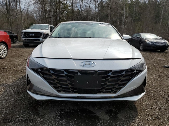 2022 Hyundai Elantra Hybrid Limited with VIN KMHLN4AJ3NU018193, listed as a Copart auction lot 52700695 with 43,735 mi miles and Salvage Title. Bid and sale history available at carsss.com. Image 5.