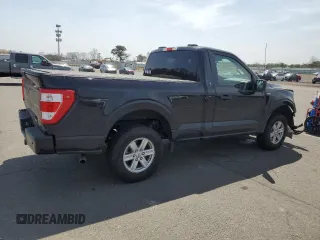 2021 Ford F-150 XL with VIN 1FTMF1CB4MKF09005, listed as a Copart auction lot 53935765 with 52,332 mi miles and Salvage title. Bid and sale history available at DreamBid. Image 3.