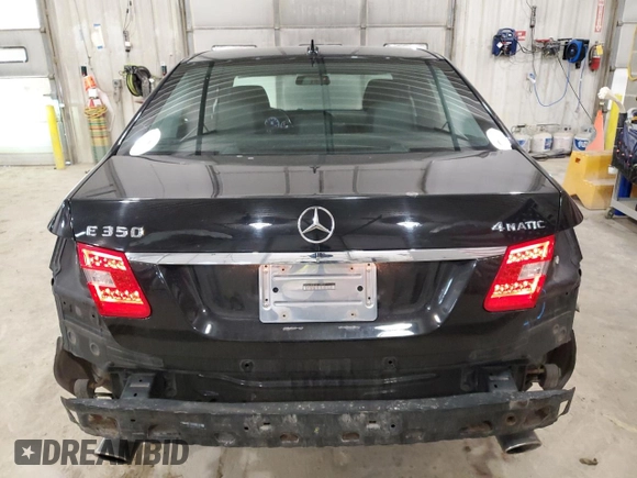 2010 Mercedes-Benz E-Class E 350 Luxury with VIN WDDHF8HB9AA169652, listed as a Copart auction lot 51998435 with 129,662 mi miles and Salvage Title. Bid and sale history available at carsss.com. Image 6.