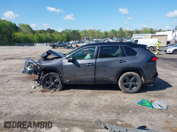 2021 Toyota RAV4 Hybrid XSE with VIN 2T3E6RFV2MW017668, listed as a IAAI auction lot 42008581 with Not provided miles and . Bid and sale history available at DreamBid. Image 15.