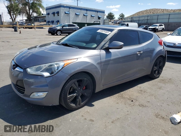 2012 Hyundai Veloster w/Black Int z VIN KMHTC6AD4CU078248, wystawiony jako Copart lot #59524465 z przebiegiem 75 040 mil mil oraz Szkoda całkowita • Salvage title. Historia ofert i sprzedaży dostępna na DreamBid. Obrazek 1.