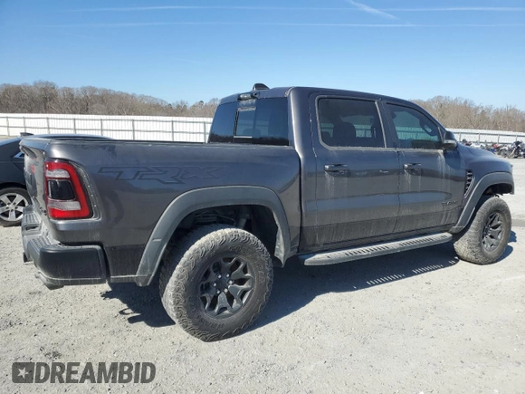 2021 Ram 1500 with VIN NCS107300, listed as a Copart auction lot 44147135 with 25,120 mi miles and Salvage title. Bid and sale history available at DreamBid. Image 3.
