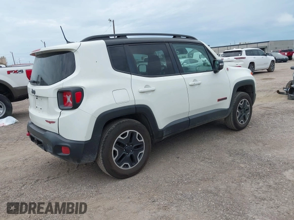 2016 Jeep Renegade Trailhawk with VIN ZACCJBCT7GPD02904, listed as a IAAI auction lot 42847059 with 136,016 mi miles and . Bid and sale history available at DreamBid. Image 4.