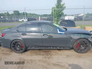2025 BMW M3 Competition xDrive with VIN WBS33HJ01SFT92884, listed as a IAAI auction lot 42473044 with 7,617 mi miles and . Bid and sale history available at DreamBid. Image 14.