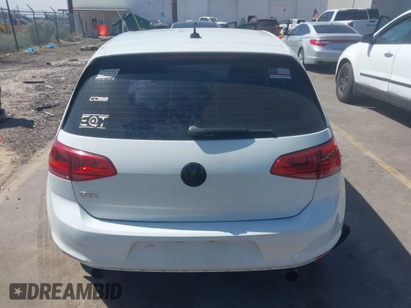 2017 Volkswagen Golf GTI S with VIN 3VW5T7AU2HM035393, listed as a IAAI auction lot 42009016 with 80,669 mi miles. Bid and sale history available at carsss.com. Image 16.