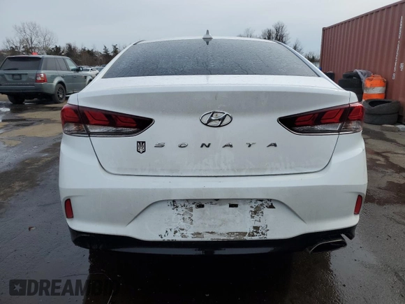 2018 Hyundai Sonata SEL with VIN 5NPE34AF9JH712292, listed as a Copart auction lot 51459515 with 95,543 mi miles and Salvage Title. Bid and sale history available at DreamBid. Image 6.