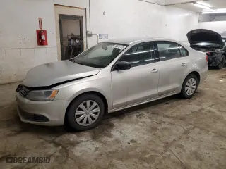 2011 Volkswagen Jetta Sedan S with VIN 3VW1K7AJ8BM089697, listed as a Copart auction lot 45370775 with 138,290 mi miles and Salvage Title. Bid and sale history available at carsss.com. Image 1.