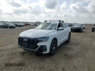 2019 Audi Q8 Prestige with VIN WA1FVAF18KD039734, listed as a Copart auction lot 63831345 with 35,374 mi miles and Salvage title. Bid and sale history available at DreamBid. Image 14.