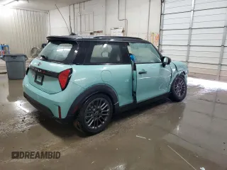 2025 MINI Hardtop Cooper S with VIN WMW23GD07S2W67817, listed as a Copart auction lot 53998735 with 337 mi miles and Salvage Title. Bid and sale history available at DreamBid. Image 3.