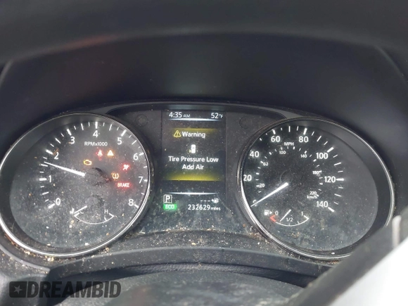2017 Nissan Rogue SV with VIN KNMAT2MV9HP569896, listed as a IAAI auction lot 41734484 with 232,629 mi miles. Bid and sale history available at carsss.com. Image 7.