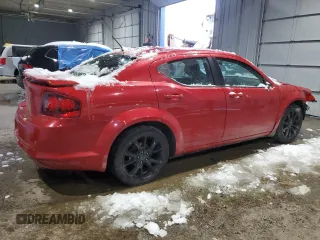 2014 Dodge Avenger SE with VIN 1C3CDZAG6EN104492, listed as a Copart auction lot 45144025 with 99,586 mi miles and Salvage Title. Bid and sale history available at carsss.com. Image 3.