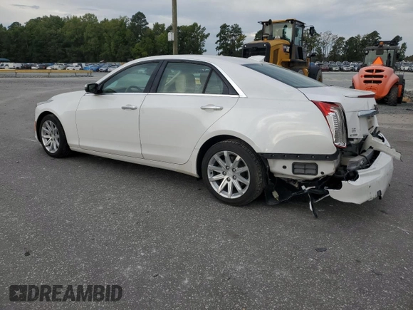 2015 Cadillac CTS Luxury RWD with VIN 1G6AR5SX1F0113369, listed as a Copart auction lot 68702294 with 56,895 mi miles and Salvage Title. Bid and sale history available at DreamBid. Image 2.