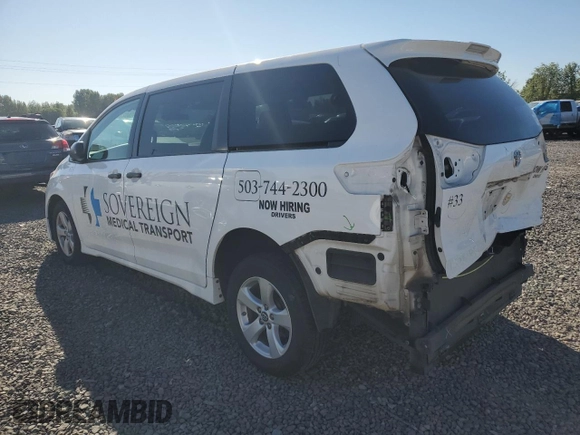 2019 Toyota Sienna L with VIN 5TDZZ3DC5KS972437, listed as a Copart auction lot 69219564 with 85,603 mi miles and Salvage Title. Bid and sale history available at carsss.com. Image 2.