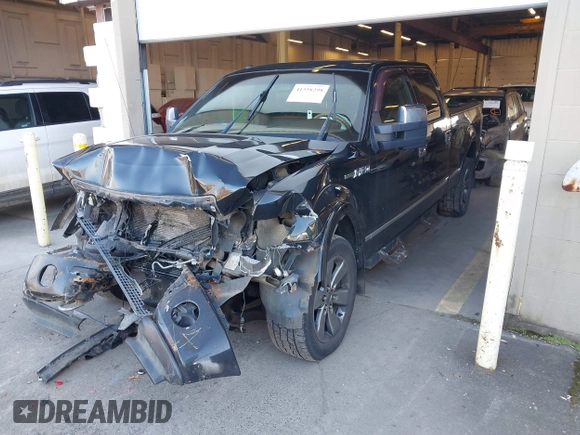 2009 Ford F-150 XL with VIN 1FTPW14V89FB12810, listed as a IAAI auction lot 41558298 with 182,193 mi miles. Bid and sale history available at carsss.com. Image 2.