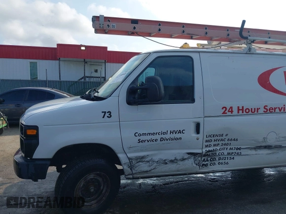 2014 Ford Econoline Cargo Commercial with VIN 1FTNS2EW7EDA04202, listed as a IAAI auction lot 42720940 with 167,356 mi miles and . Bid and sale history available at DreamBid. Image 6.