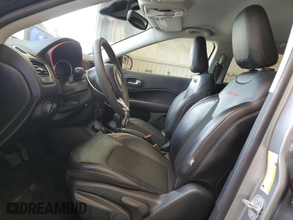 2021 Jeep Compass Trailhawk с VIN 3C4NJDDBXMT553298, выставлен на аукционе Copart как лот 64293165 с пробегом 64 217 миль миль и Списание • Salvage title. История ставок и продаж доступна на DreamBid. Изображение 7.