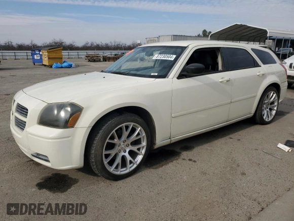2005 Dodge Magnum z VIN 2D4FV48TX5H692873, wystawiony jako Copart lot #87230504 z przebiegiem 166 497 mil mil oraz Szkody całkowita. Historia ofert i sprzedaży dostępna na DreamBid. Obrazek 1.