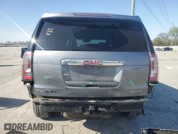 2018 GMC Yukon Denali with VIN 1GKS2CKJ7JR144608, listed as a Copart auction lot 52382995 with 71,956 mi miles and Salvage Title. Bid and sale history available at carsss.com. Image 6.