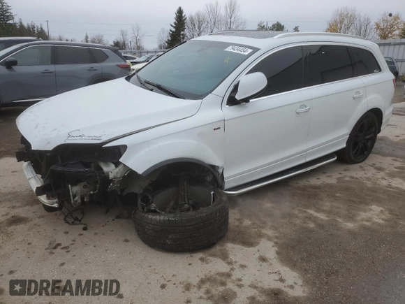 2015 Audi Q7 3.0L TDI Vorsprung Edition with VIN WA1WMCFEXFD008430, listed as a Copart auction lot 79434454 with 174,763 mi miles and Salvage Title. Bid and sale history available at carsss.com. Image 1.