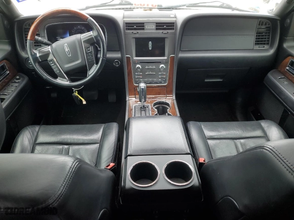 2015 Lincoln Navigator with VIN 5LMJJ2JTXFEJ11990, listed as a Copart auction lot 89216035 with 148,269 mi miles and Salvage Title. Bid and sale history available at carsss.com. Image 8.