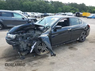 2016 Honda Accord Sport z VIN 1HGCR2F5XGA146915, wystawiony jako Copart lot #57439755 z przebiegiem 163 780 mil mil oraz Szkoda całkowita • Salvage title. Historia ofert i sprzedaży dostępna na DreamBid. Obrazek 1.