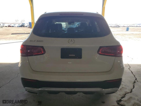 2020 Mercedes-Benz GLC with VIN W1N0G8DB2LF796301, listed as a Copart auction lot 46530175 with 51,070 mi miles and Salvage Title. Bid and sale history available at carsss.com. Image 6.