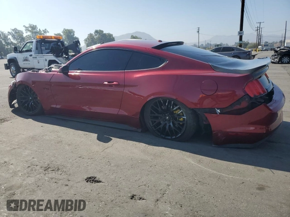 2015 Ford Mustang GT z VIN 1FA6P8CFXF5343159, wystawiony jako Copart lot #62902965 z przebiegiem 99 822 mil mil oraz Szkoda całkowita • Salvage title. Historia ofert i sprzedaży dostępna na DreamBid. Obrazek 2.