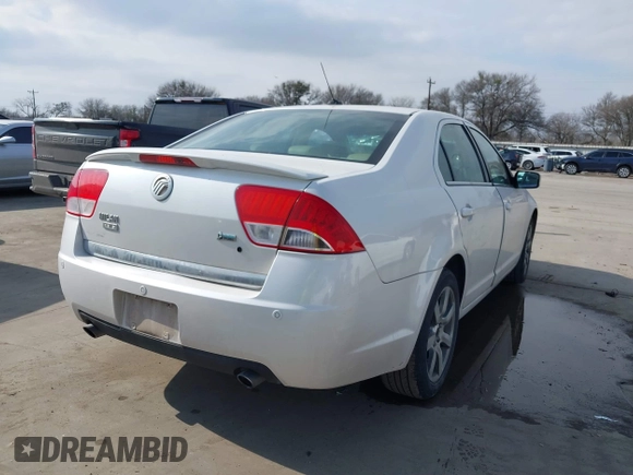 2010 Mercury Milan Premier with VIN 3MEHM0JG3AR606248, listed as a IAAI auction lot 41590041 with 138,674 mi miles and . Bid and sale history available at DreamBid. Image 4.