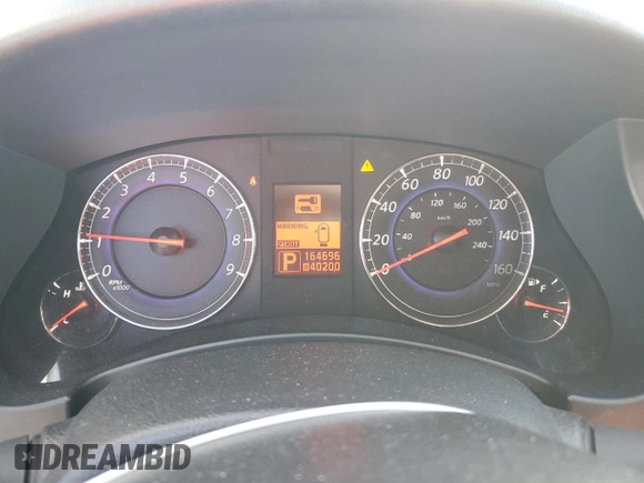 2010 Infiniti EX Journey with VIN JN1AJ0HR4AM750566, listed as a Copart auction lot 41864075 with 164,696 mi miles and Salvage Title. Bid and sale history available at DreamBid. Image 9.