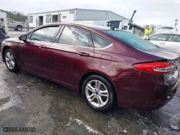 2018 Ford Fusion SE with VIN 3FA6P0H73JR189953, listed as a IAAI auction lot 41294827 with 137,099 mi miles. Bid and sale history available at carsss.com. Image 3.