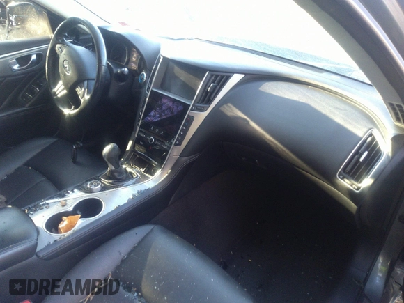 2015 Infiniti Q50 Premium with VIN JN1BV7AR5FM420227, listed as a IAAI auction lot 38428559 with 201,063 mi miles and . Bid and sale history available at DreamBid. Image 5.