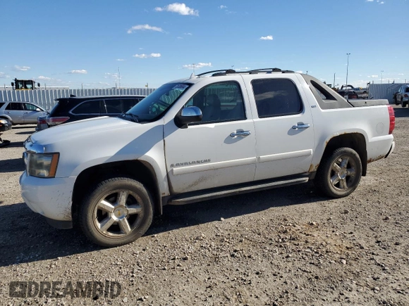 2007 Chevrolet Avalanche LT w/3LT with VIN 3GNFK12317G277268, listed as a Copart auction lot 73538604 with 276,539 mi miles and Salvage Title. Bid and sale history available at carsss.com. Image 1.