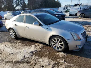2008 Cadillac CTS AWD w/1SB with VIN 1G6DT57V080145030, listed as a Copart auction lot 45866975 with 0 mi miles and Salvage Title. Bid and sale history available at carsss.com. Image 4.