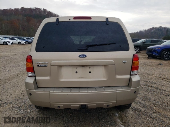 2007 Ford Escape Limited with VIN 1FMCU94187KA21164, listed as a Copart auction lot 78499824 with 189,016 mi miles and Salvage Title. Bid and sale history available at carsss.com. Image 6.