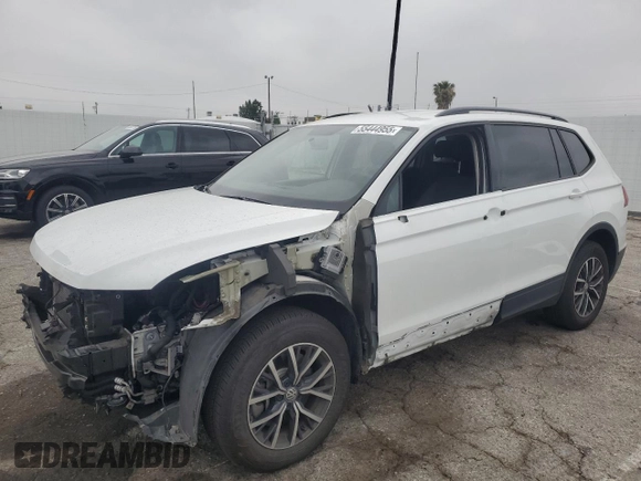 2021 Volkswagen Tiguan S с VIN 3VV1B7AX8MM020259, выставлен на аукционе Copart как лот 55444955 с пробегом 55 052 миль миль и Списание • Salvage title. История ставок и продаж доступна на DreamBid. Изображение 1.