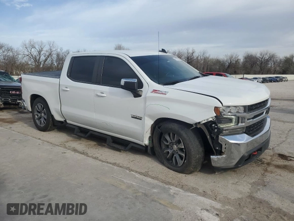 2021 Chevrolet Silverado 1500 LT with VIN 1GCUYDED5MZ142388, listed as a Copart auction lot 49626535 with 49,952 mi miles and Salvage Title. Bid and sale history available at DreamBid. Image 4.